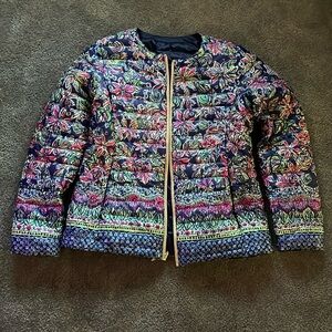 Like new, quilted reversible Lilly Pulitzer jacket